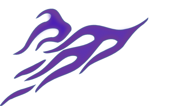 Left Blue And Purple Flame Clip Art at Clker 