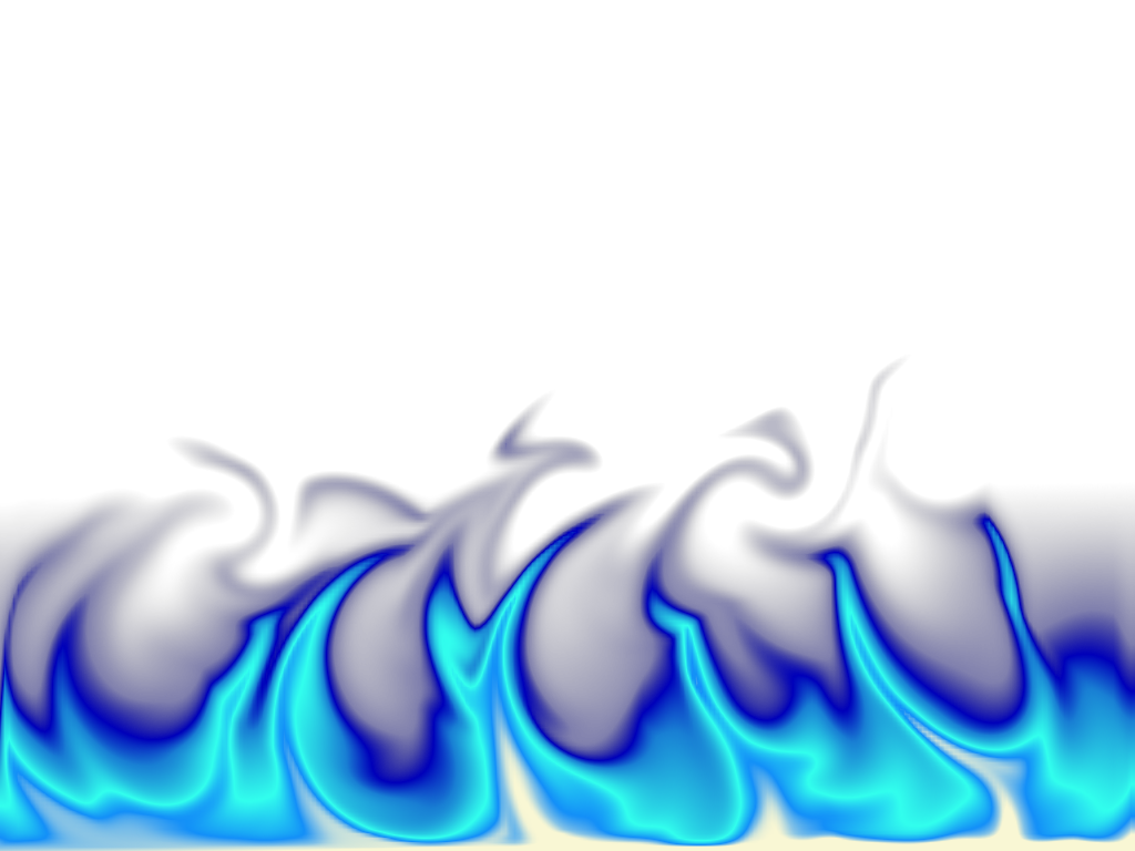 Blue fire clipart no background 