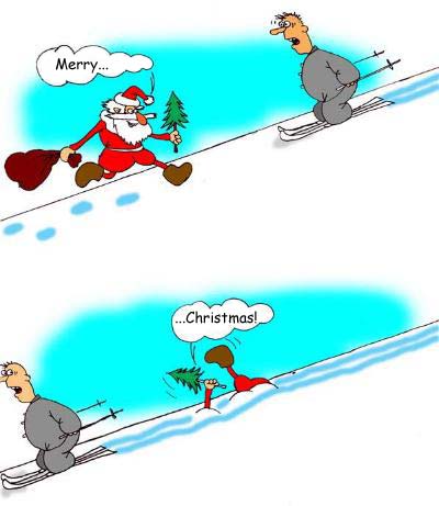 Funny Ski Cartoons 