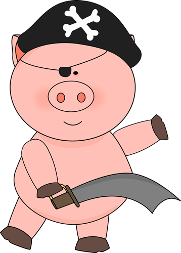 Cute Pig Clipart 