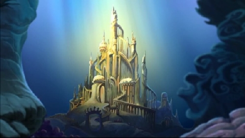 Underwater castle clipart 