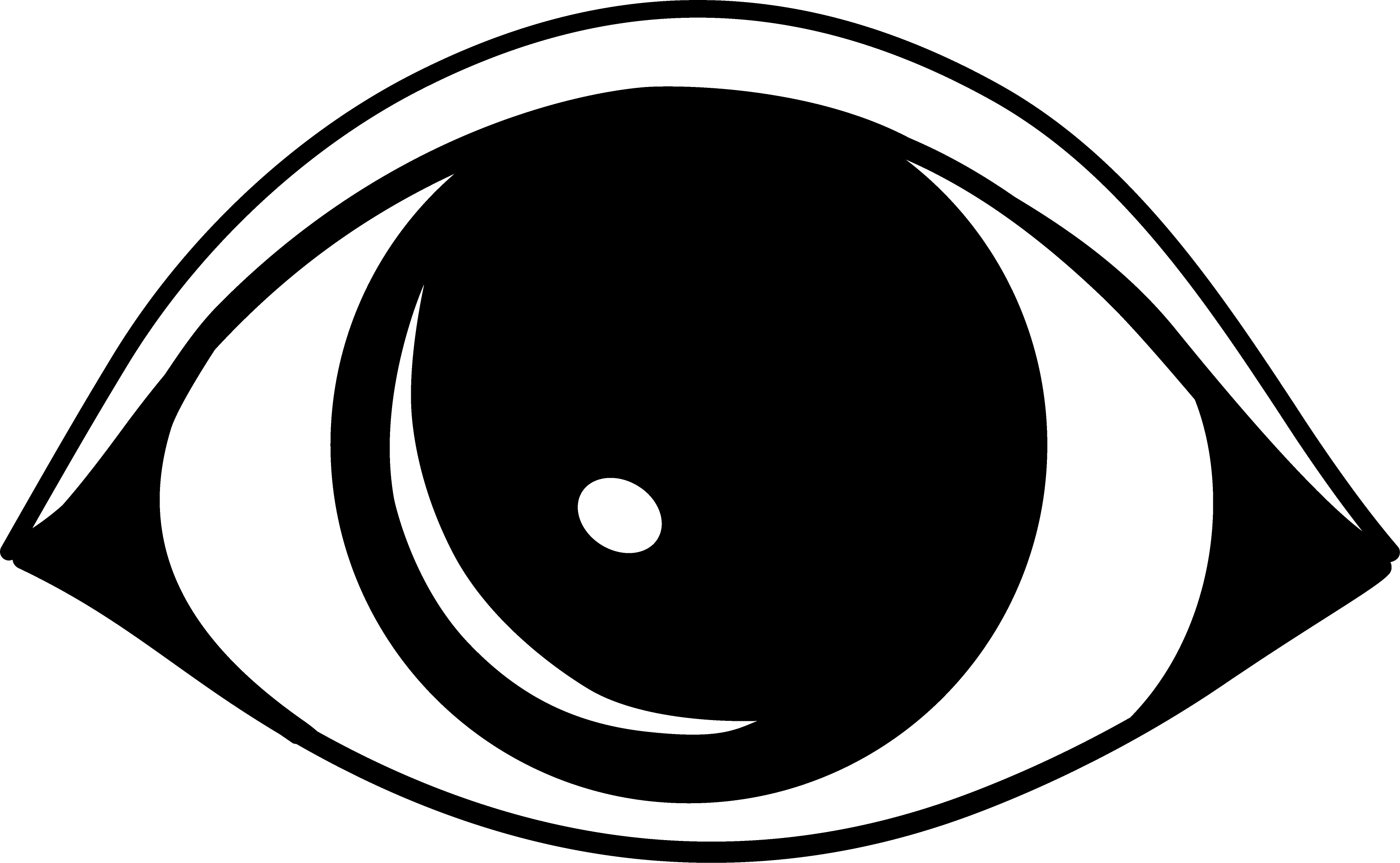 Eyeball eye vision clipart 