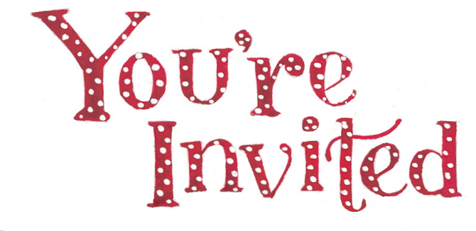 You re invited clipart 