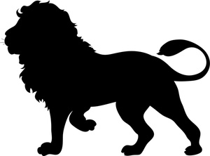 Lion Silhouette Clipart 
