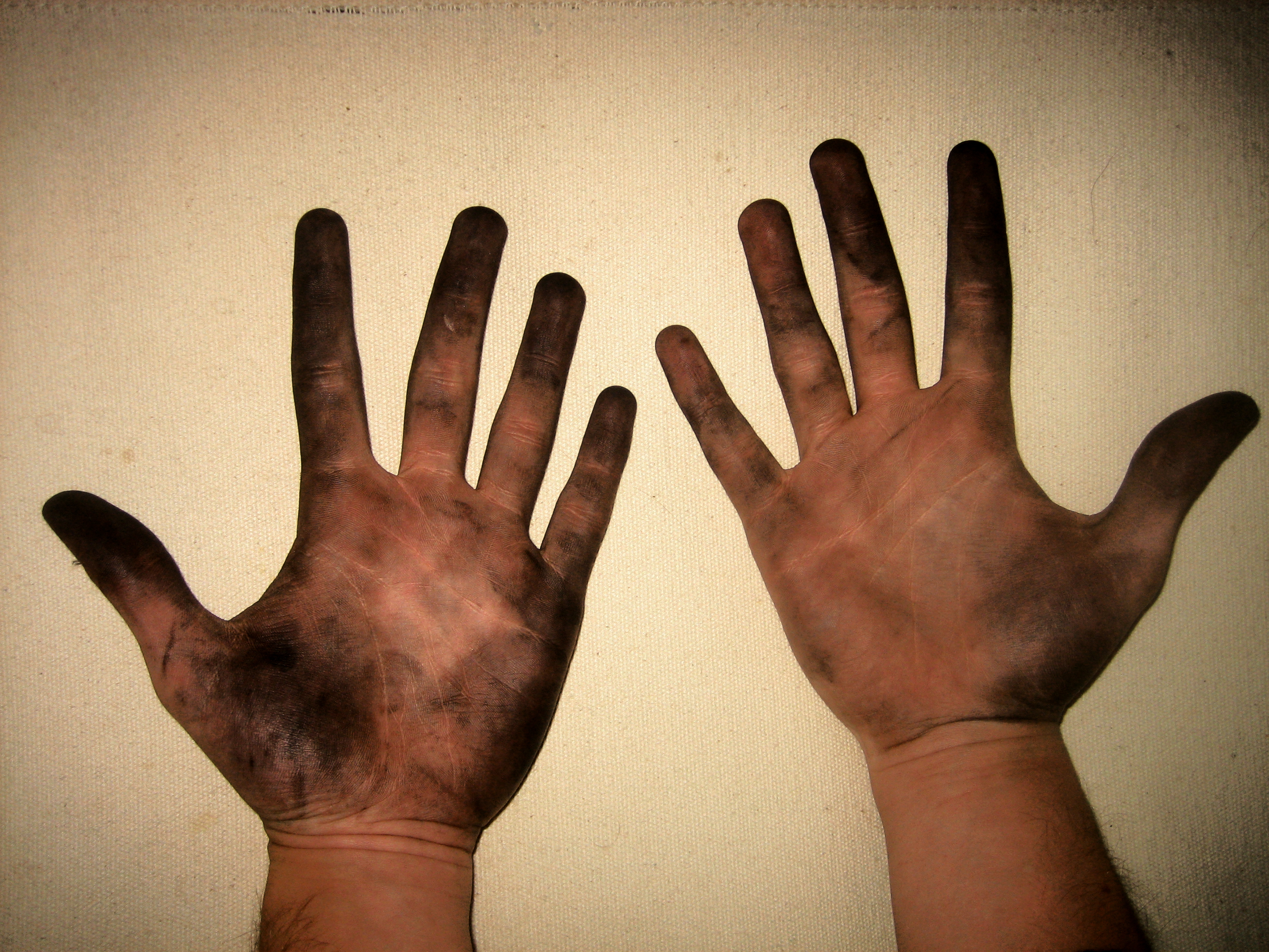 black dirty hands - Clip Art Library
