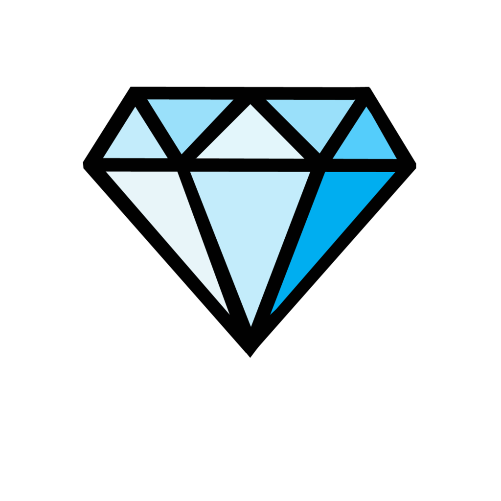 blue diamond clip art