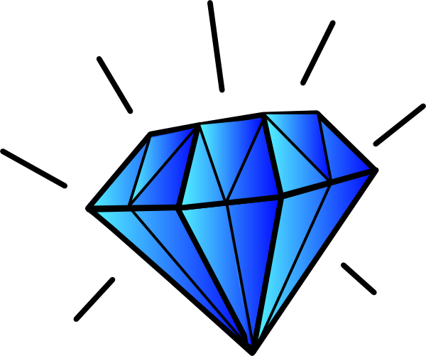 Clipart Blue Diamond Ring Clipart 