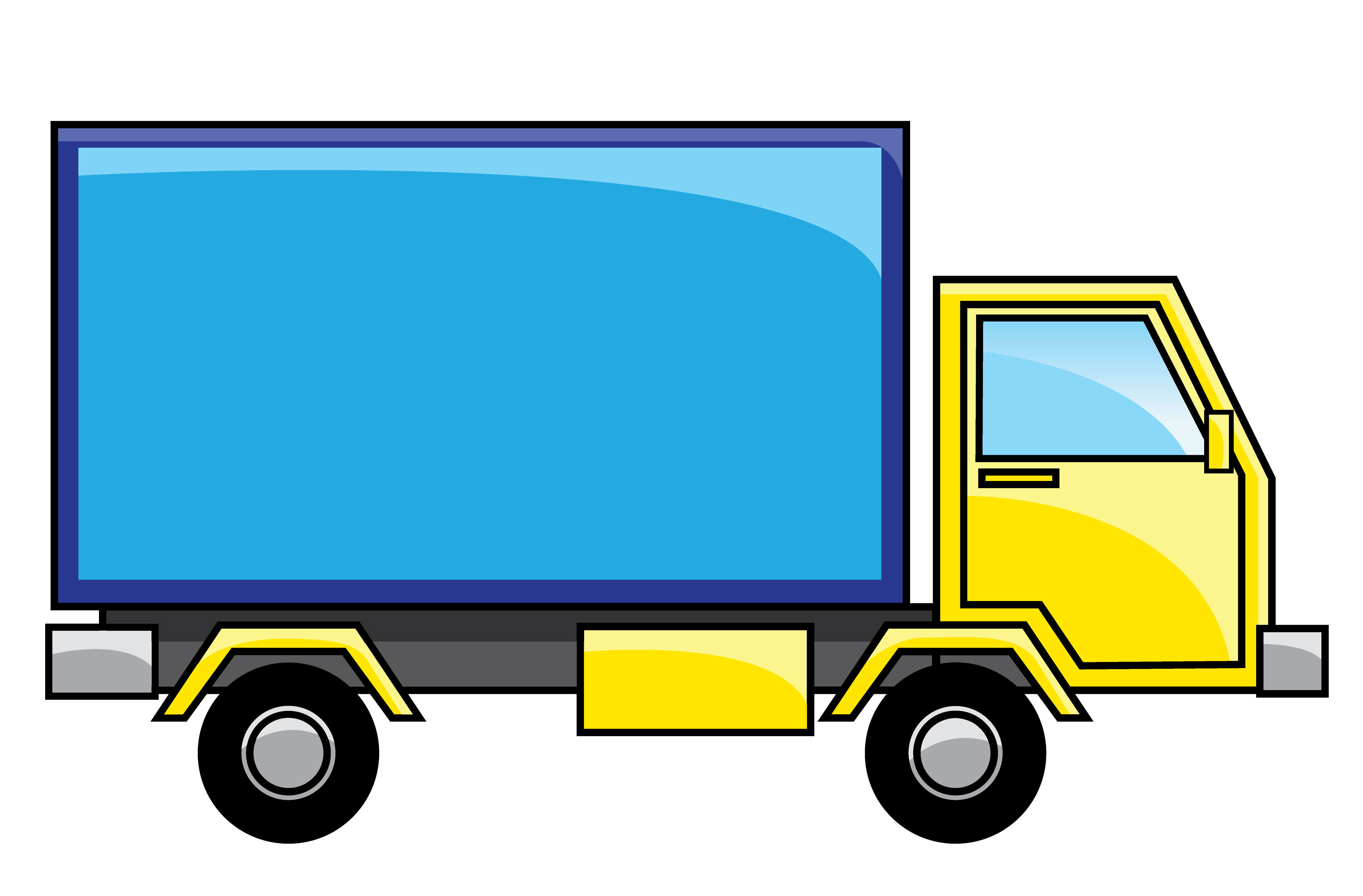 delivery truck image animated - Clip Art Library