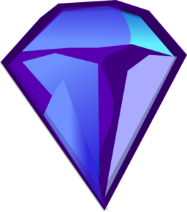 Blue Purple Diamond Clip Art at Clker 