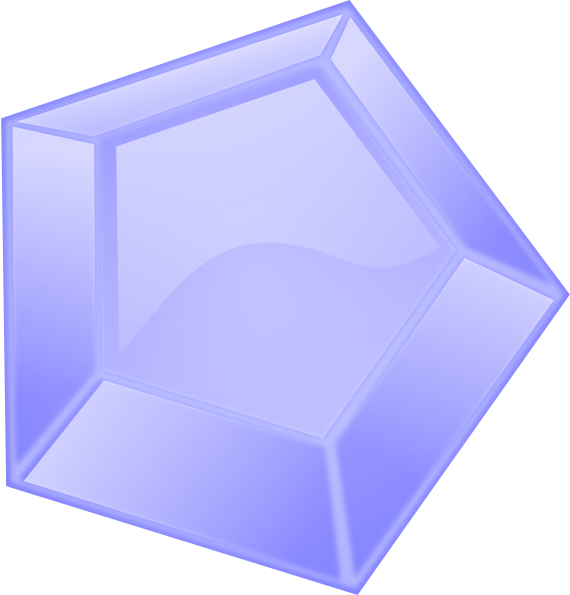 Blue Diamond Shape Clip Art at Clker 