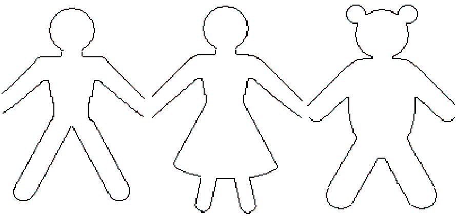 Person Paper Cutting Clipart 