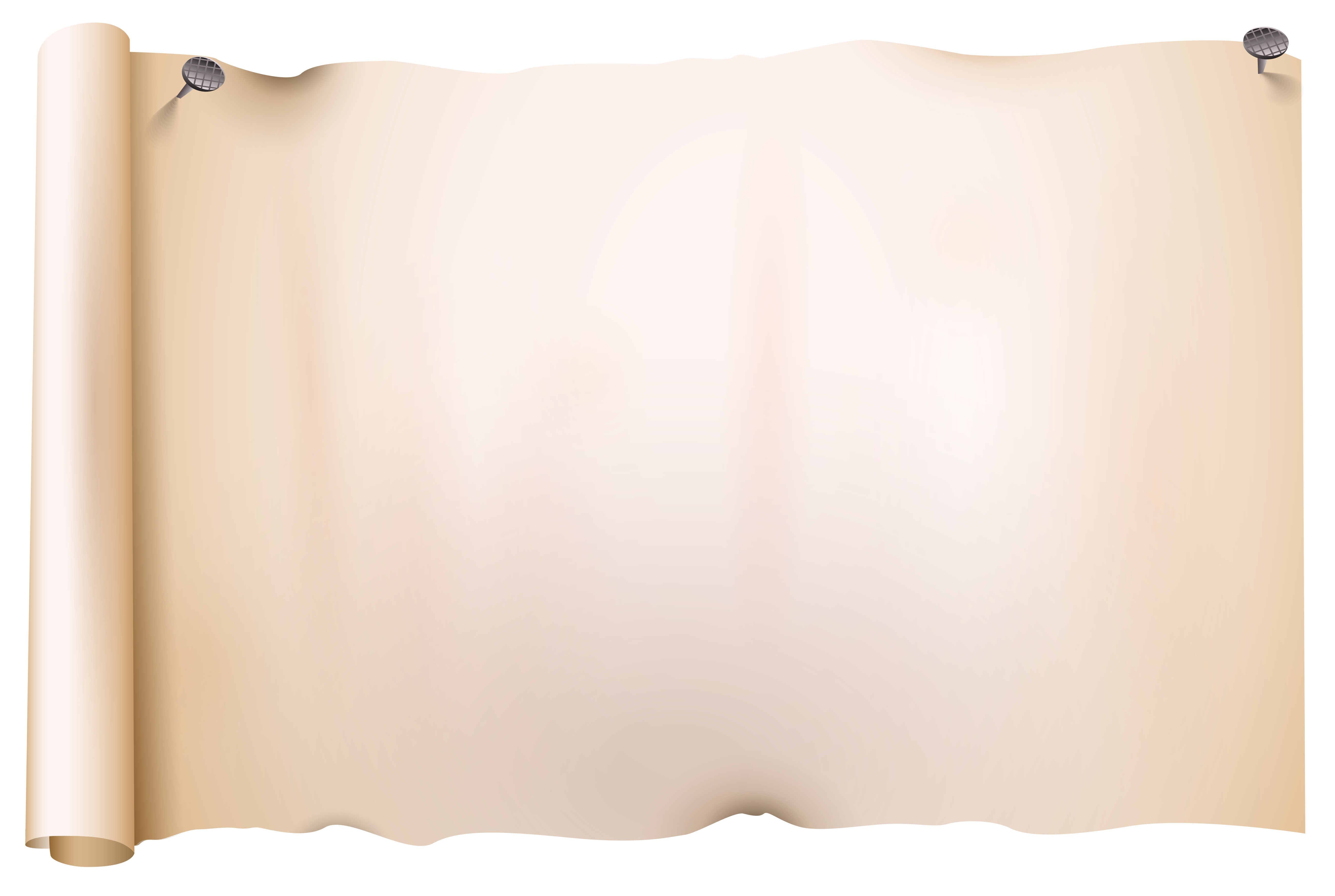 Old Scroll Paper PNG Clipart Image 