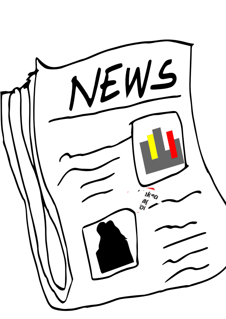 Reading Newspaper Clipart 