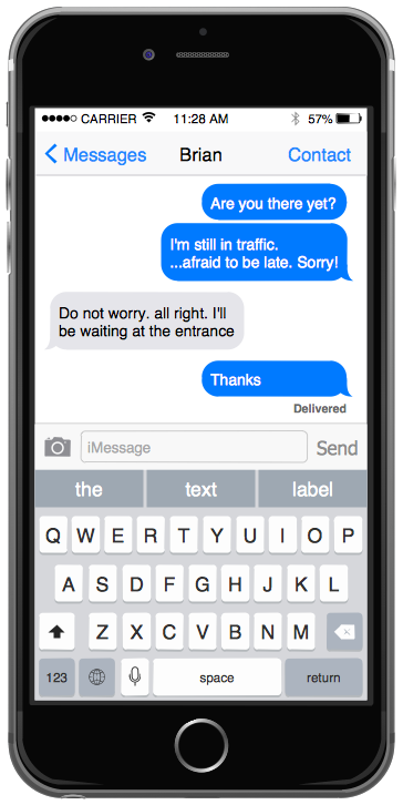 Iphone 5 Message Screen Clip Art Library