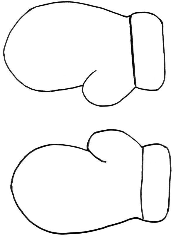 Printable Coloring Pages Mittens