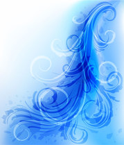 Abstract Blue Background Vector Illustration for Design, Clip Art 