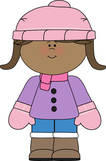 Cold weather clothes clipart 