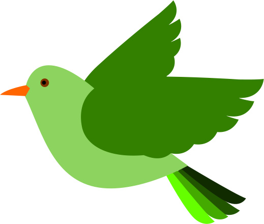 Bird flying clipart free clipart image 
