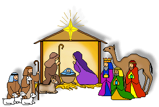 Free religious clipart of jesus birth 