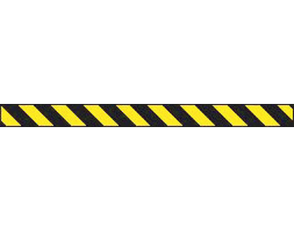 Yellow Black Caution Stripes 