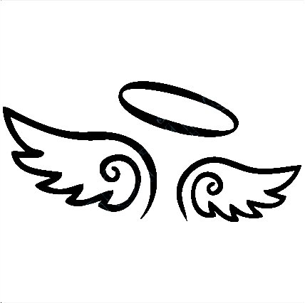 Halo And Angel Wing Clipart 