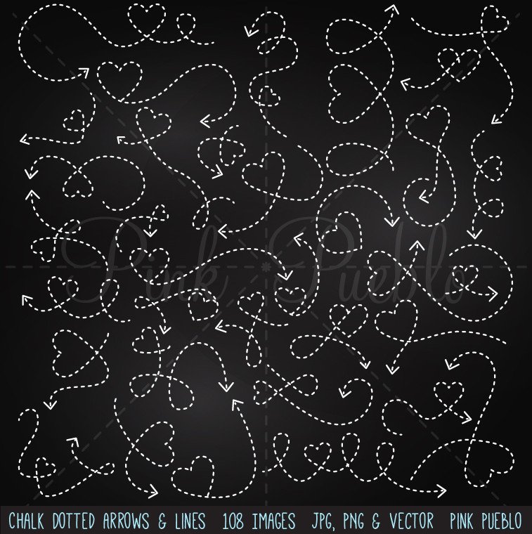 white-chalkboard-arrow-clipart-tribal-doodle-arrows-commercial-use-hand