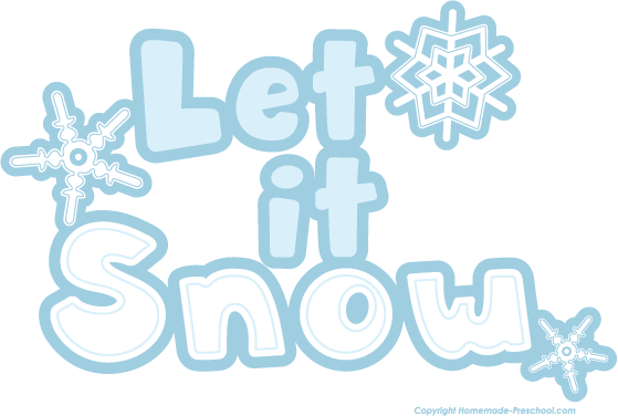 Let It Snow Clipart 
