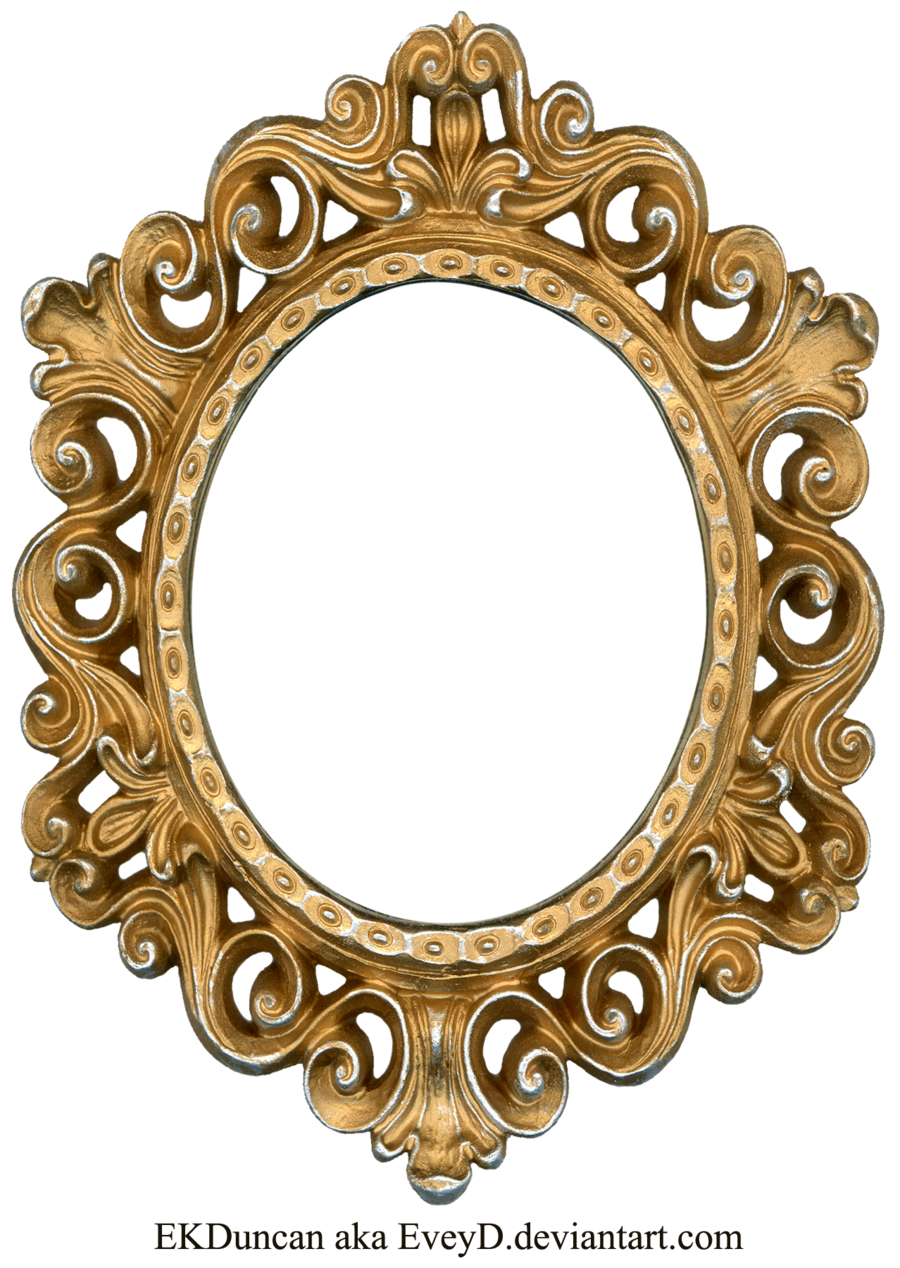 Fancy Oval Frame Clip Art 