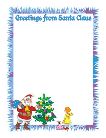 Free Printable Letter From Santa Claus Template 