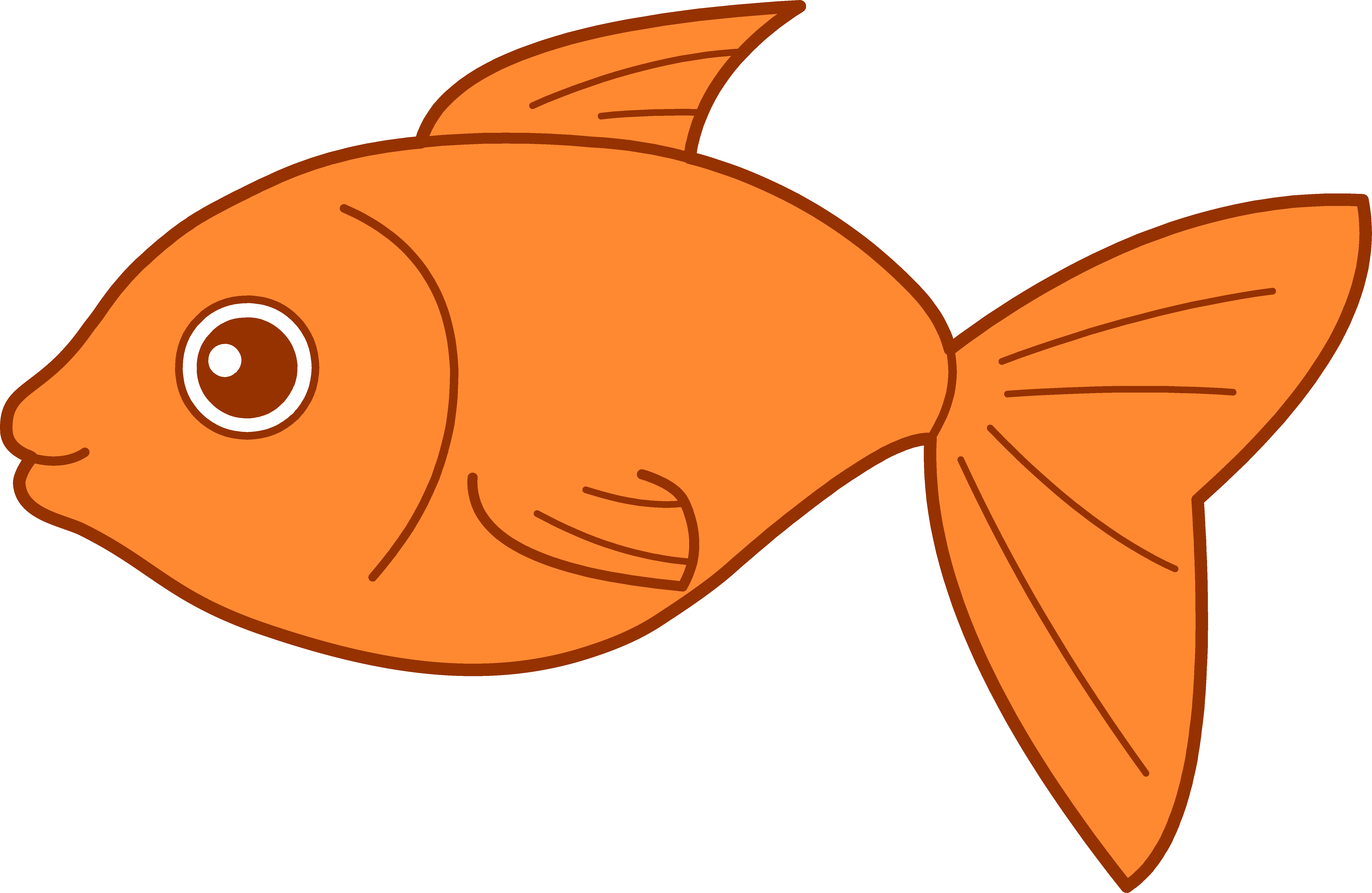 Free Goldfish Swimming Cliparts Download Free Goldfish Swimming