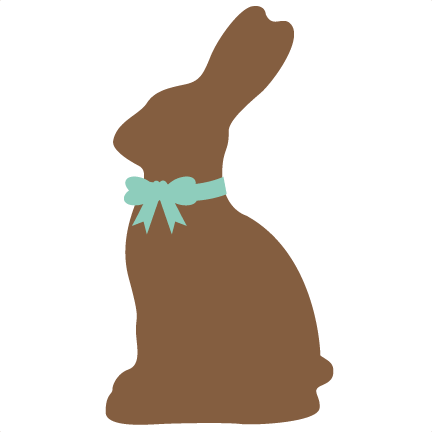 Easter bunny clipart silhouette 