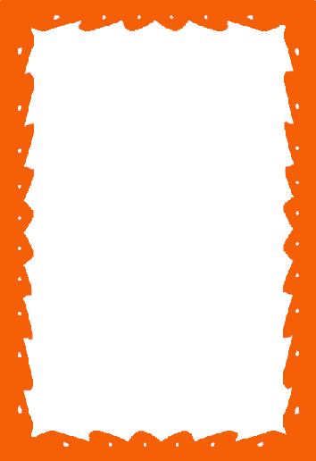 Orange clipart borders 