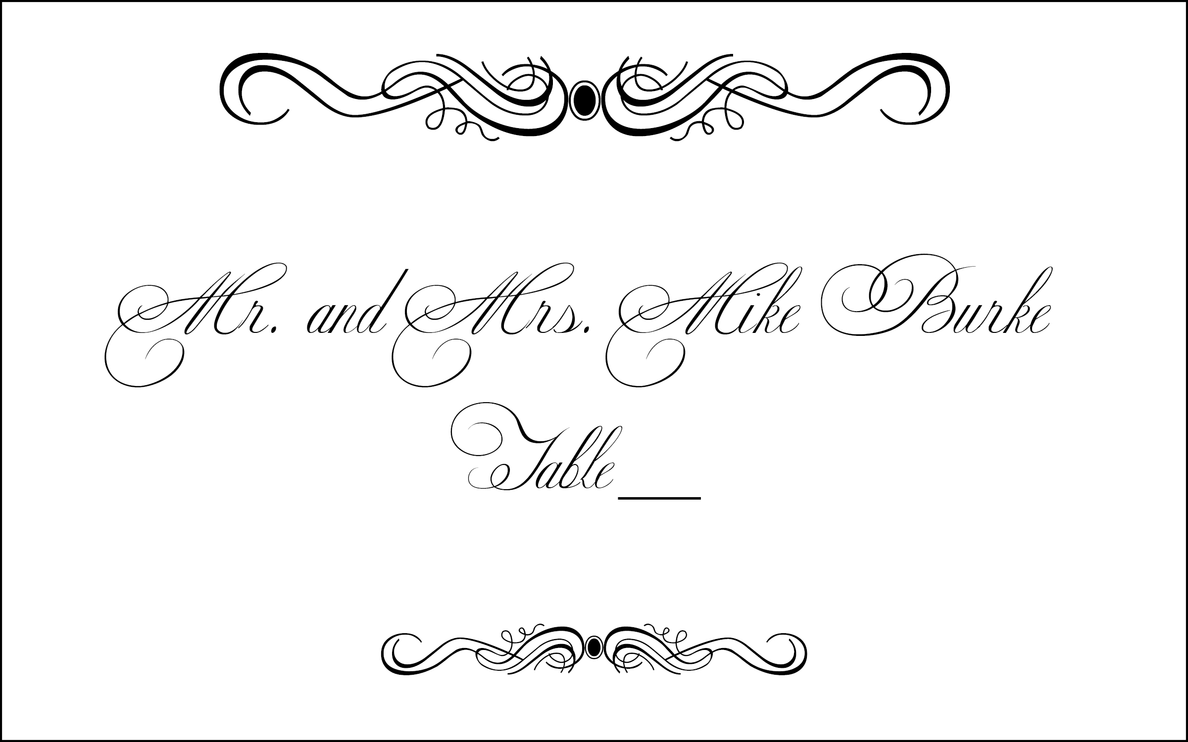 Free Table Card Cliparts, Download Free Table Card Cliparts png With Regard To Table Place Card Template Free Download