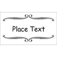 Blank Place Card Template from clipart-library.com