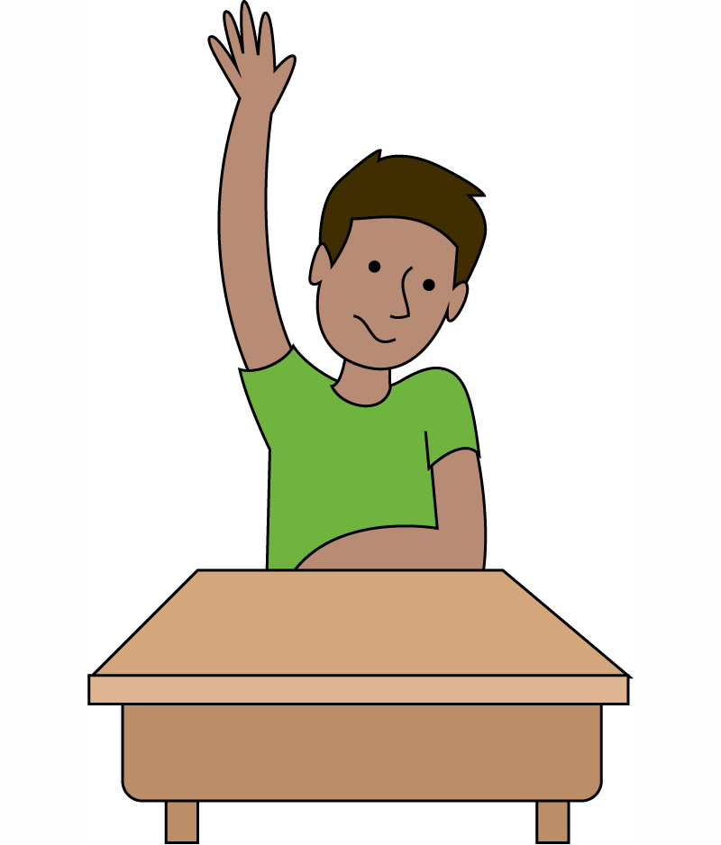 put up your hand clipart - Clip Art Library