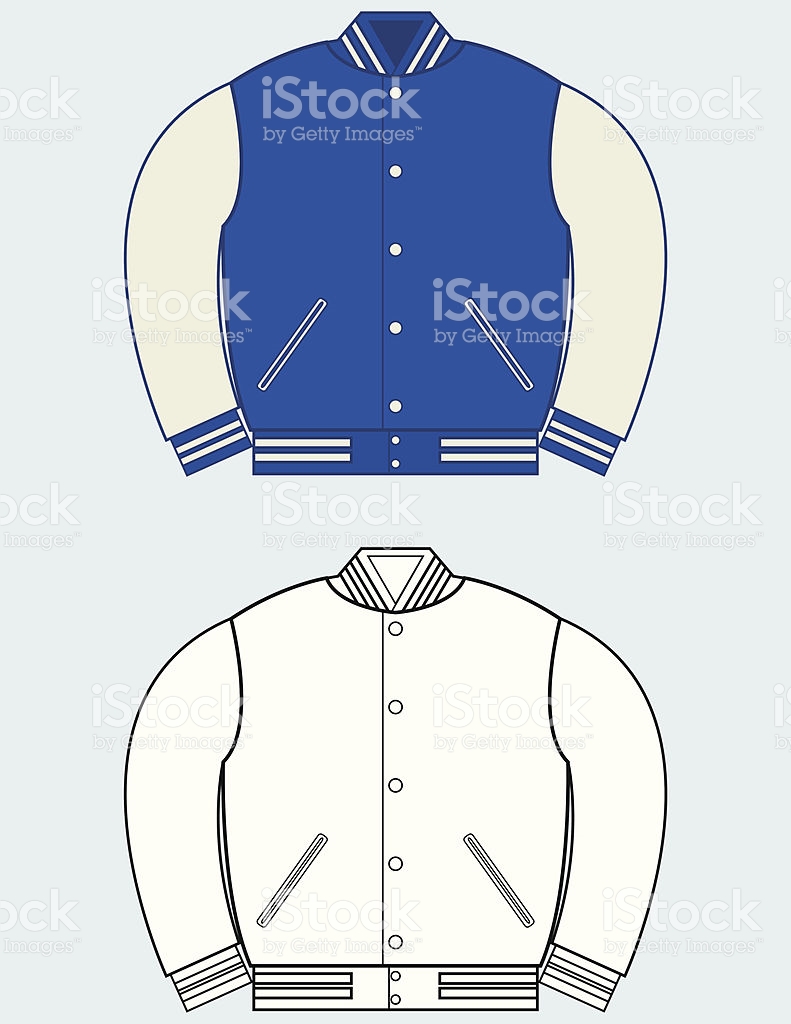 Letterman jacket clipart 