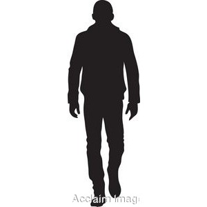 Whistle man clipart silhouette 