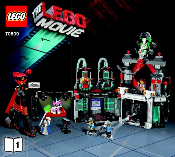 LEGO Lord Business&Evil Lair Instructions 70809, The LEGO Movie 