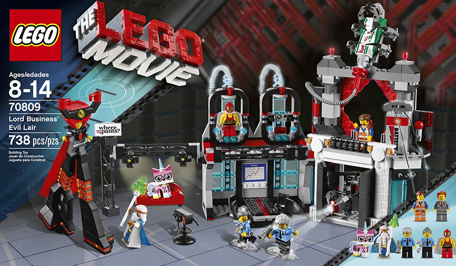 Lego Movie Lord Business Evil Lair 22541 