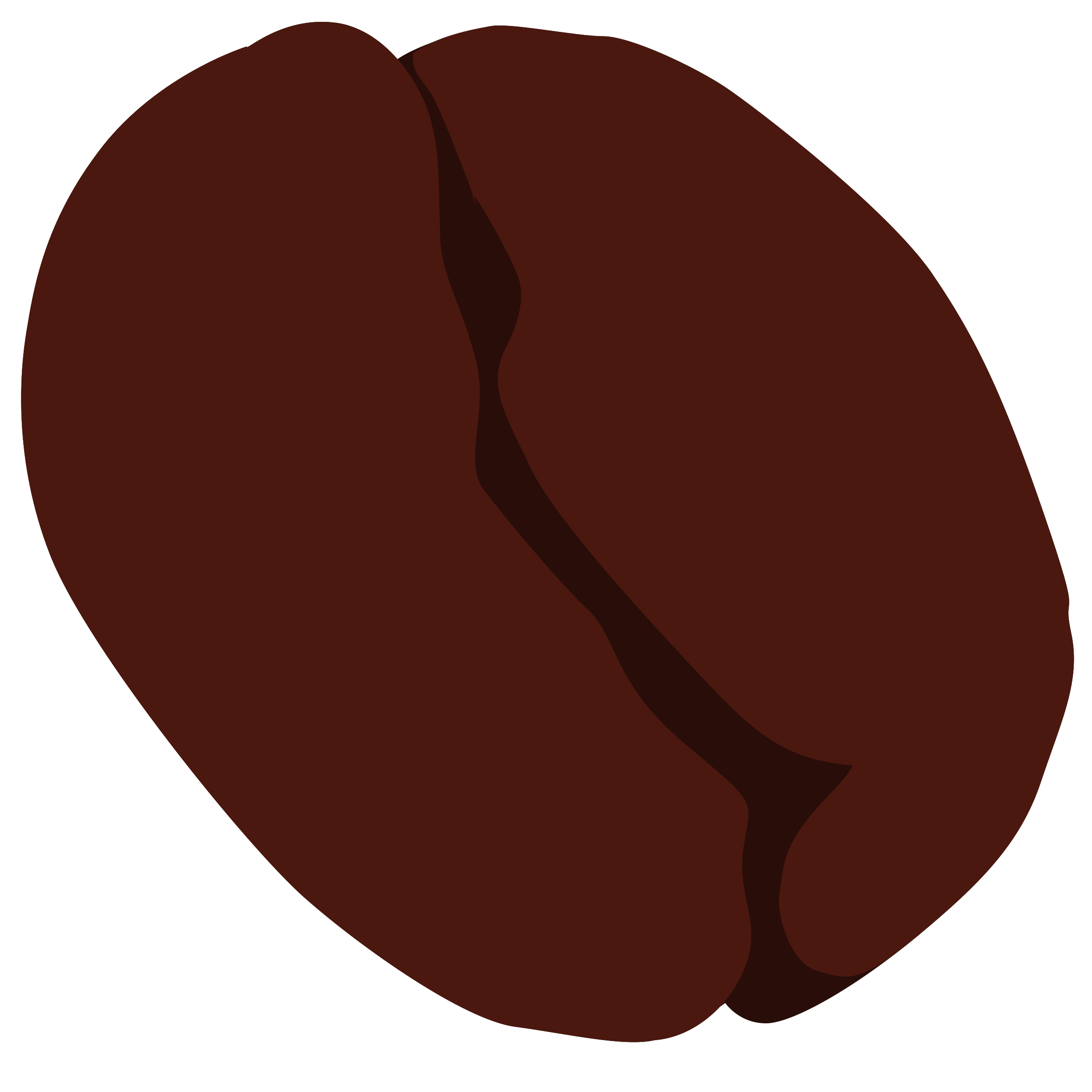 Coffee bean vector clip art 