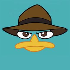Perry the platypus clipart 