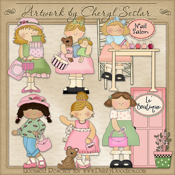 Girls Day Out Clipart 