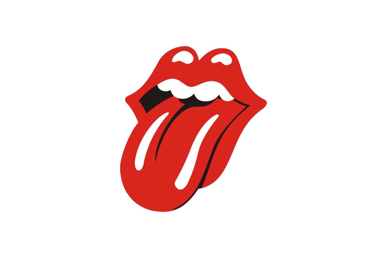The rolling stones logo clipart 