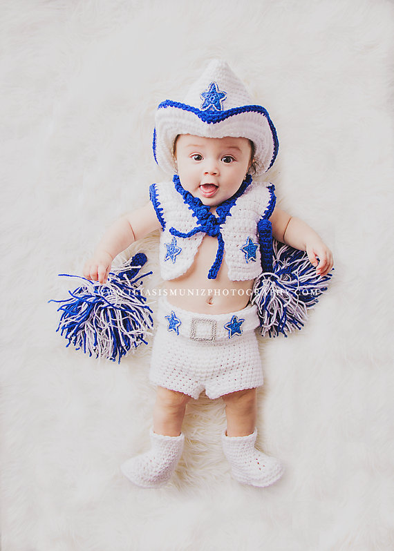dallas cowboys baby cheerleader outfit