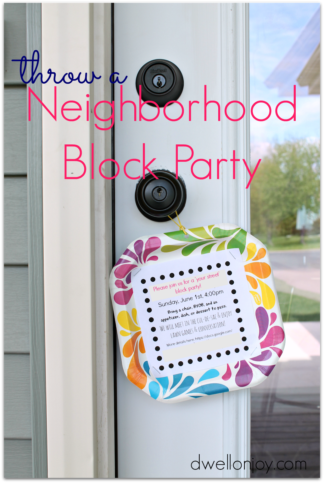 Block Party Invitation Template Free Database