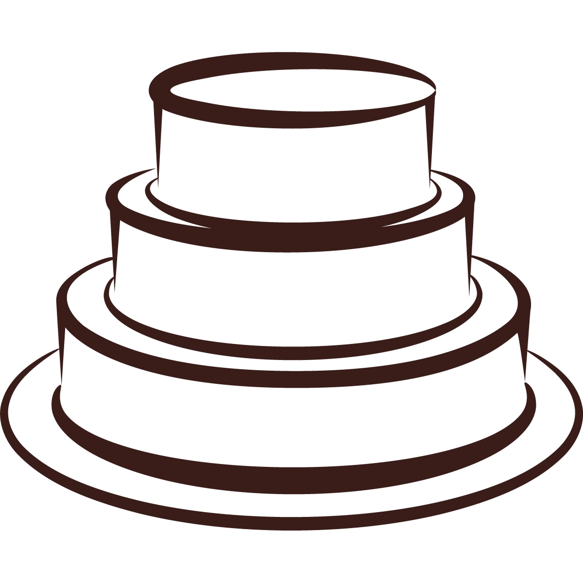 Tiered Cake Clipart 