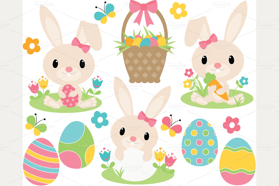 Free Cute Easter Cliparts, Download Free Cute Easter Cliparts png