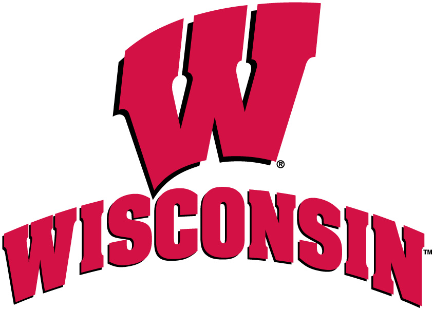 Wisconsin badgers basketball clipart 