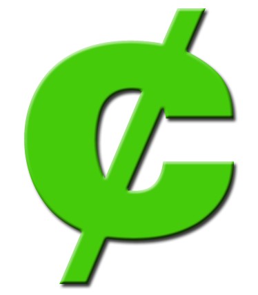 Cent Sign Clipart 