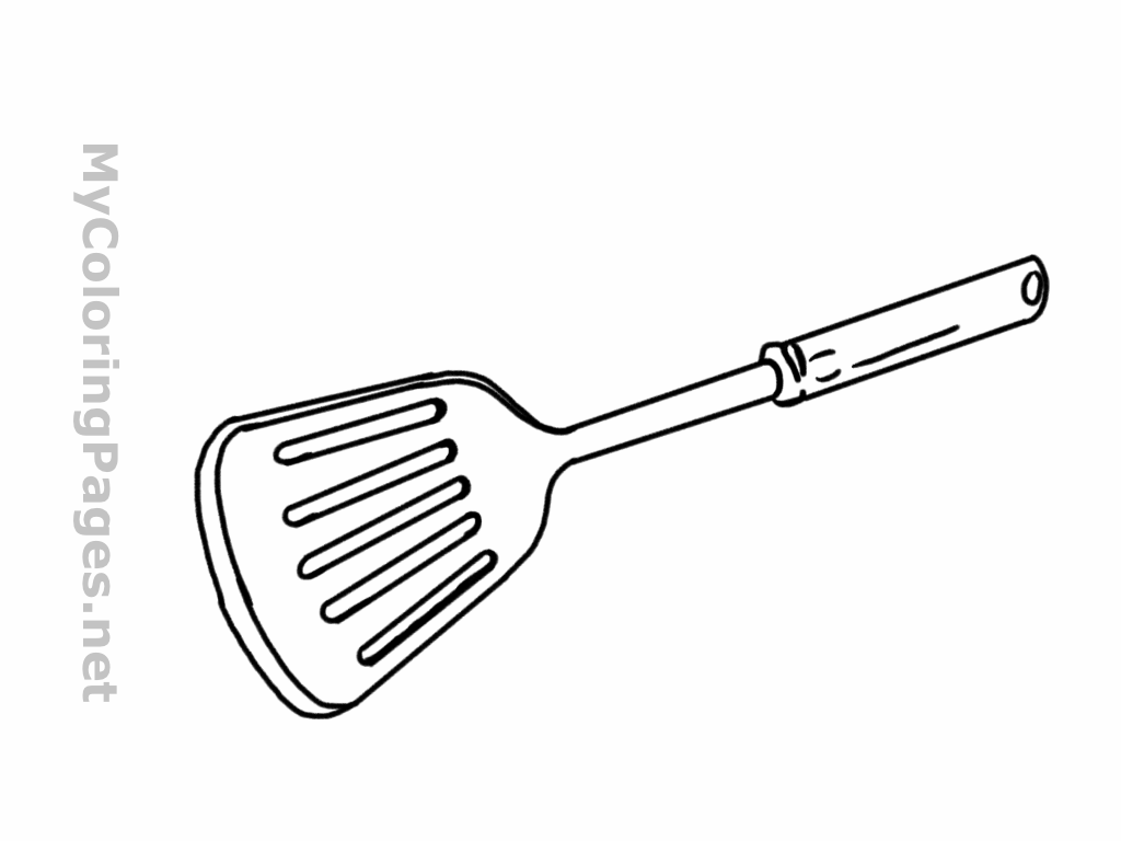 Spatula Clipart Black And White Clip Art Library